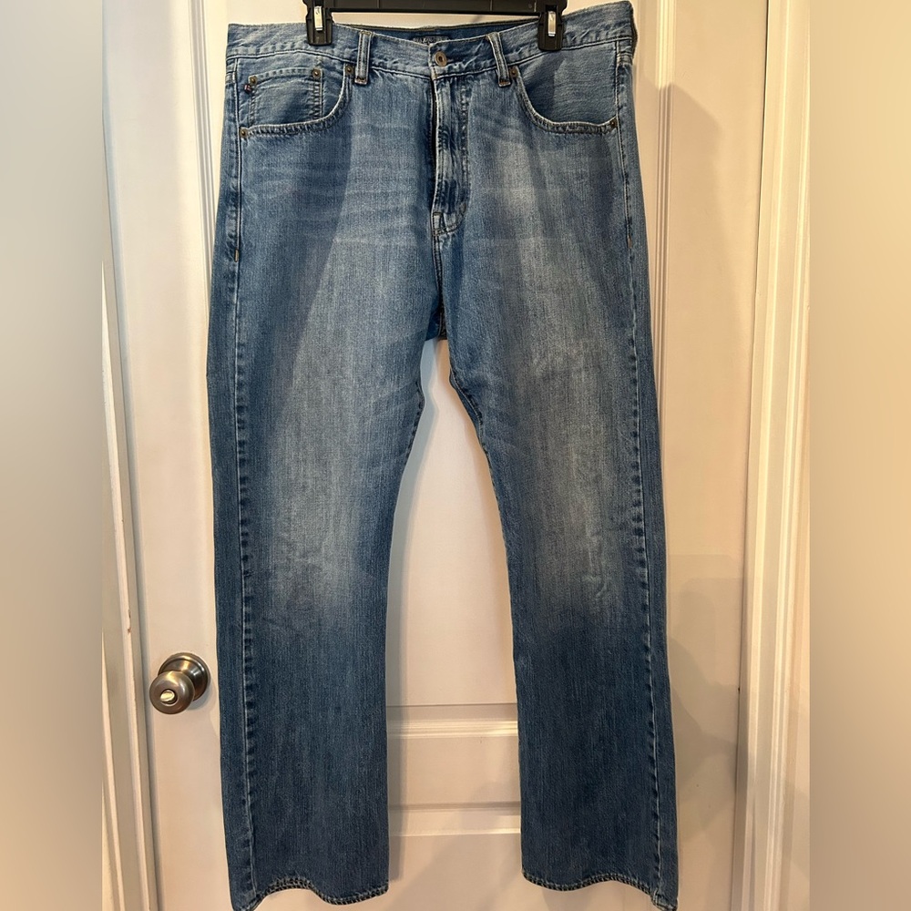 1 pair blue jeans used
